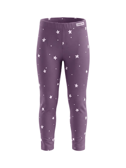Plum Stars | Zateplené dívčí legíny