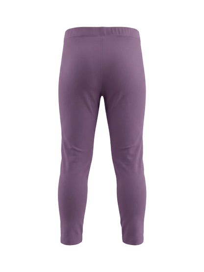 Plum Solid | Zateplené dívčí legíny