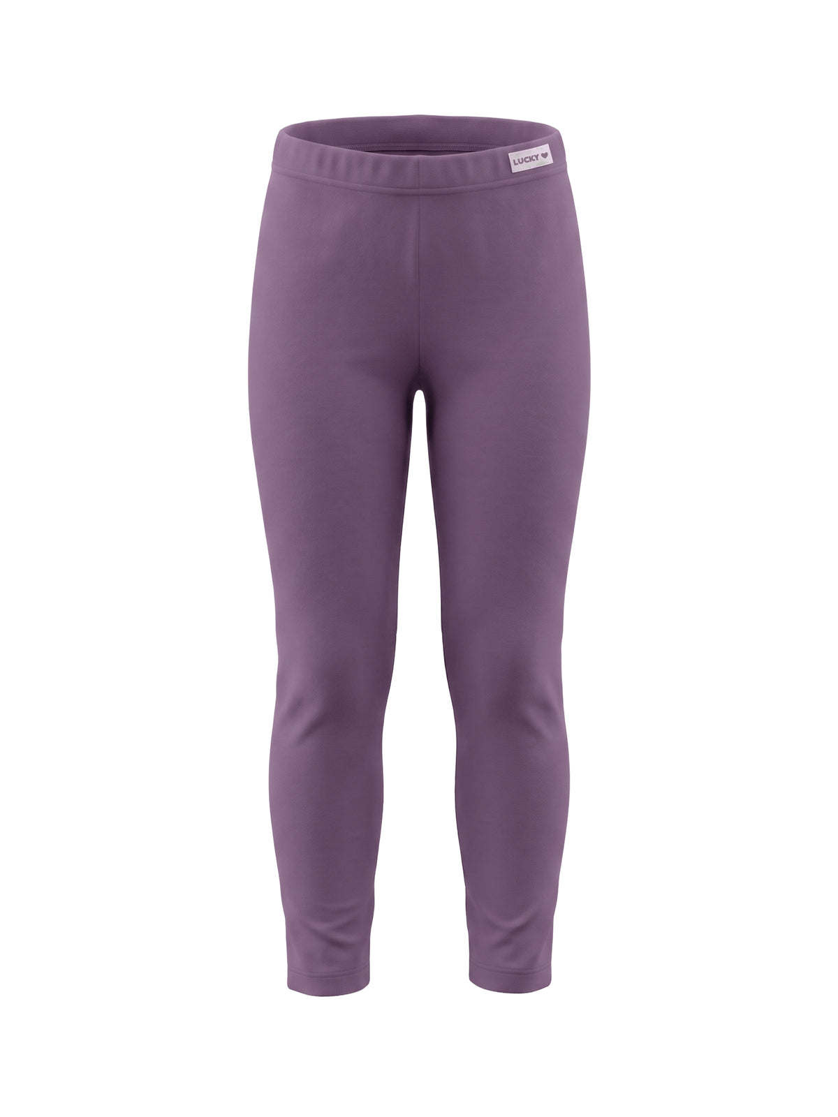 Plum Solid | Zateplené dívčí legíny