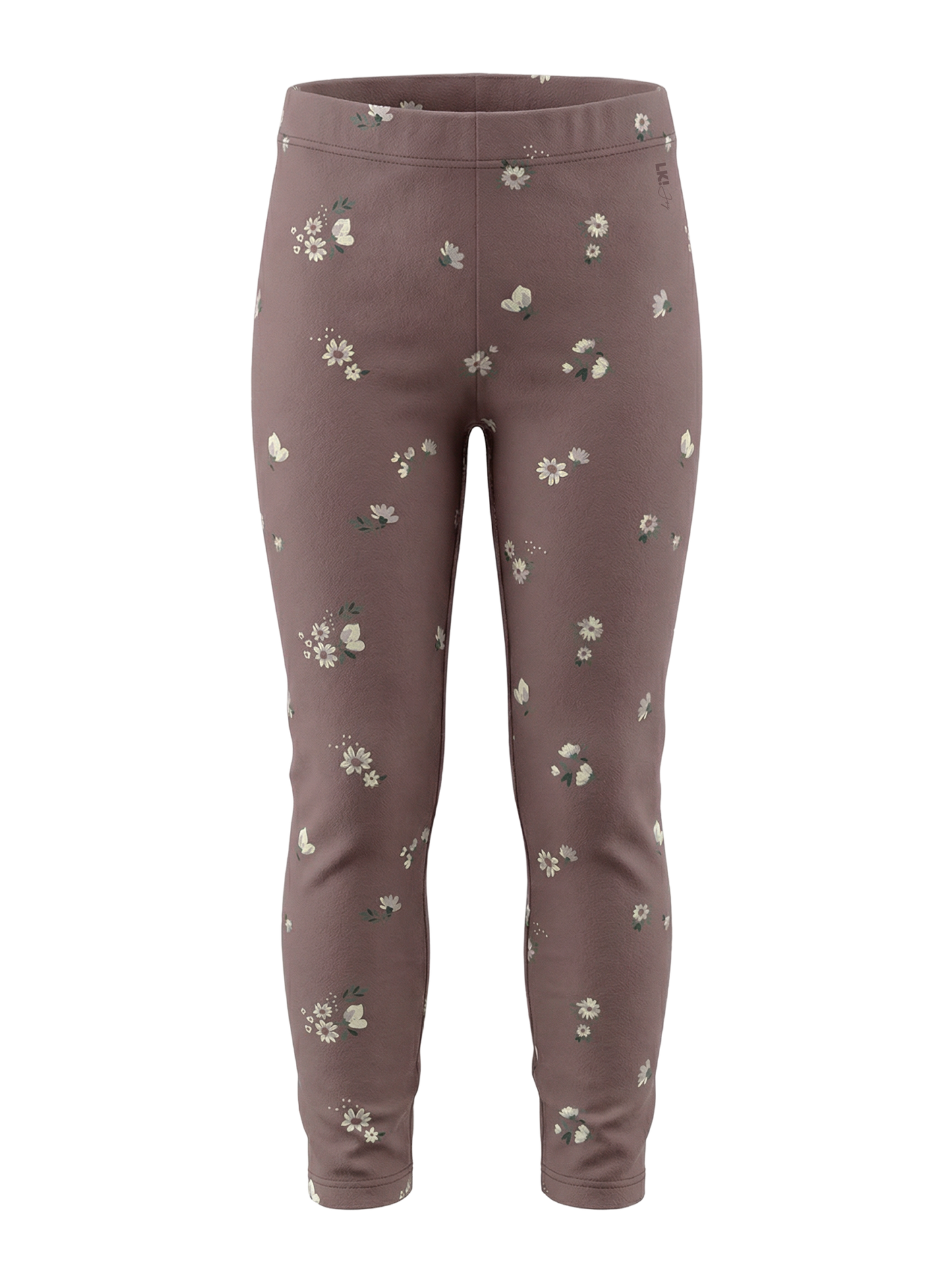 Mauve Bloom | Dívčí legíny - klasický střih