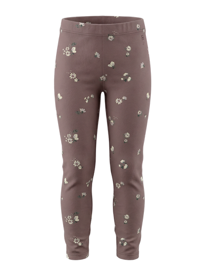 Mauve Bloom | Dívčí legíny - klasický střih