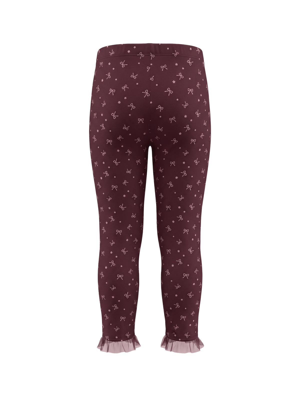 Berry Bows | Zateplené dívčí legíny