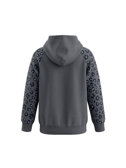 Leo Bloom Zip | Dívčí mikina s kapucí na zip - klasický střih