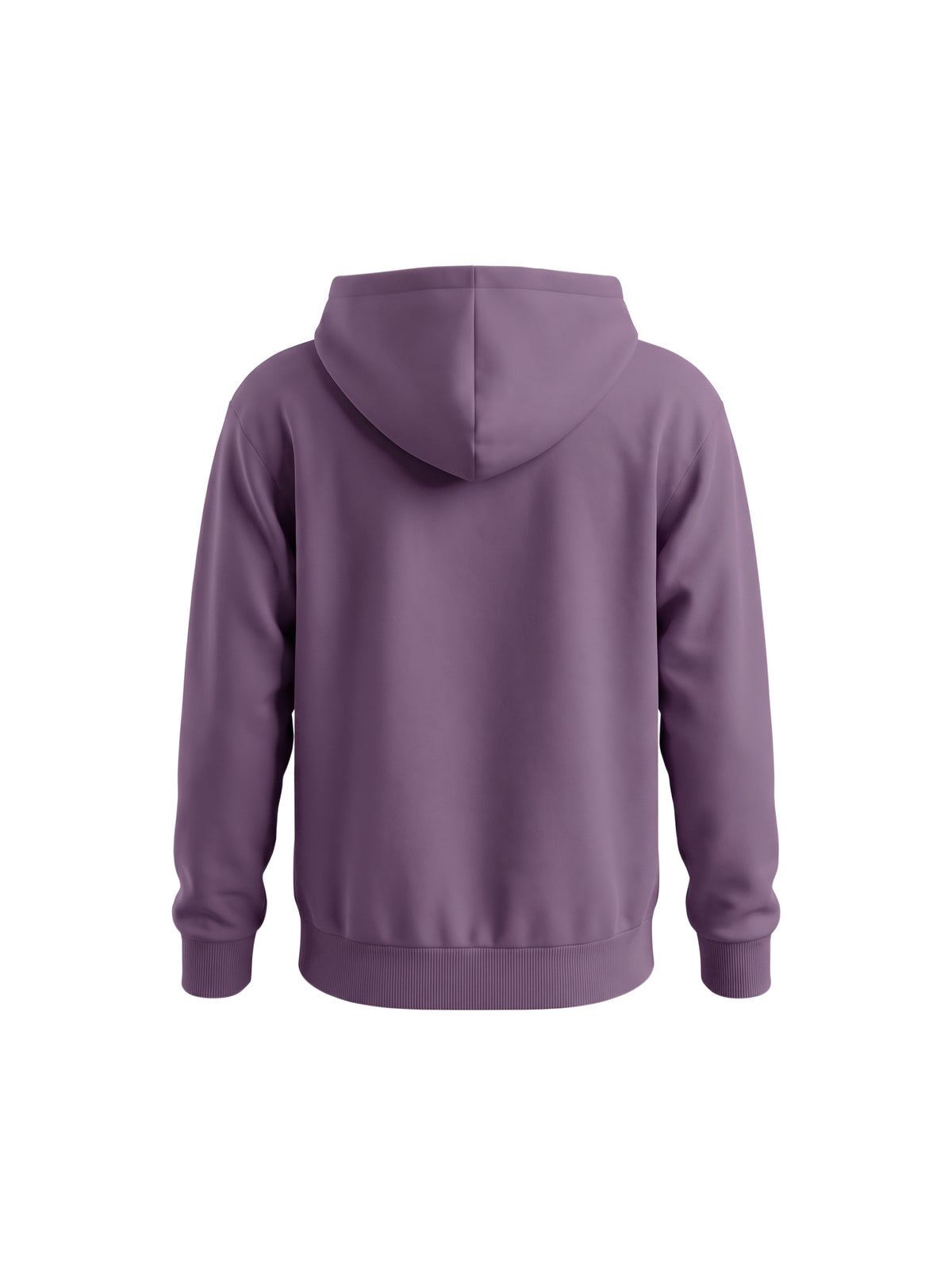 Plum Ruffle | Zateplená dívčí mikina s kapucí - klasický střih