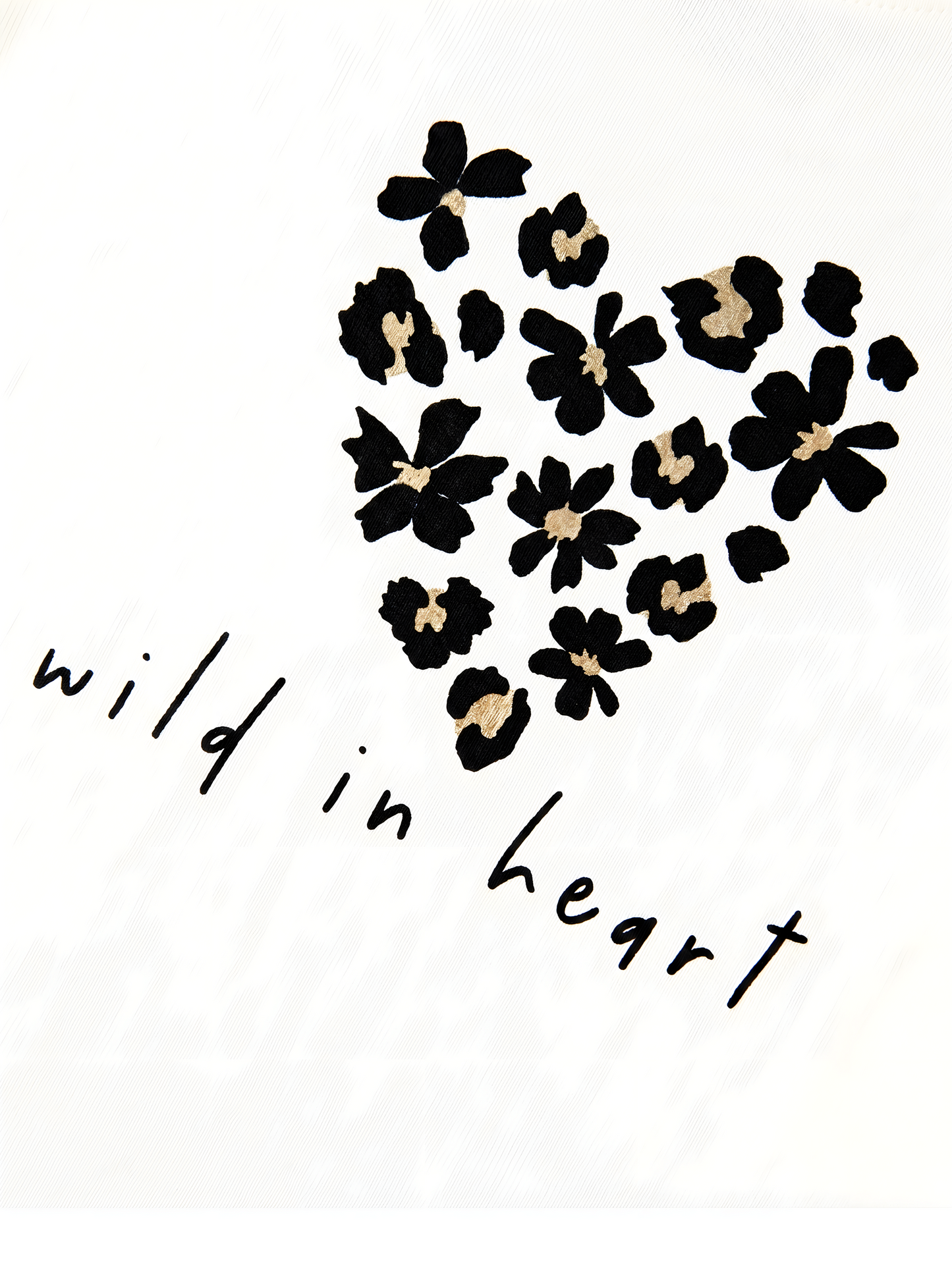 White Wild Heart | Dívčí tunika - klasický střih