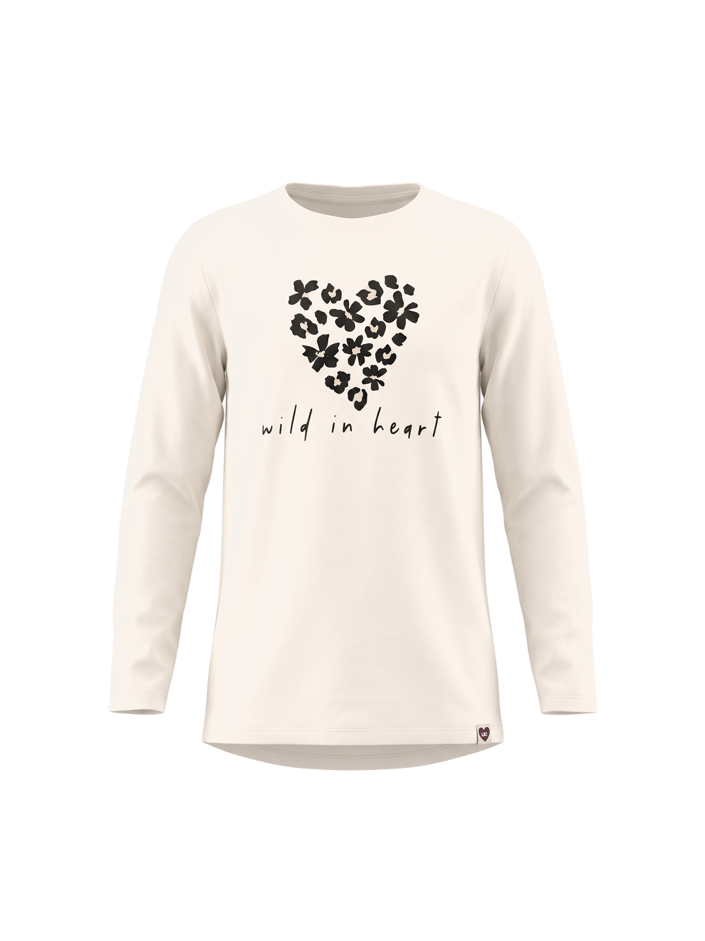 White Wild Heart | Dívčí tunika - klasický střih