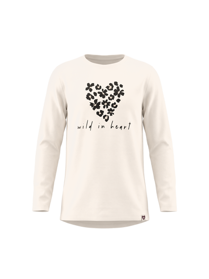White Wild Heart | Dívčí tunika - klasický střih