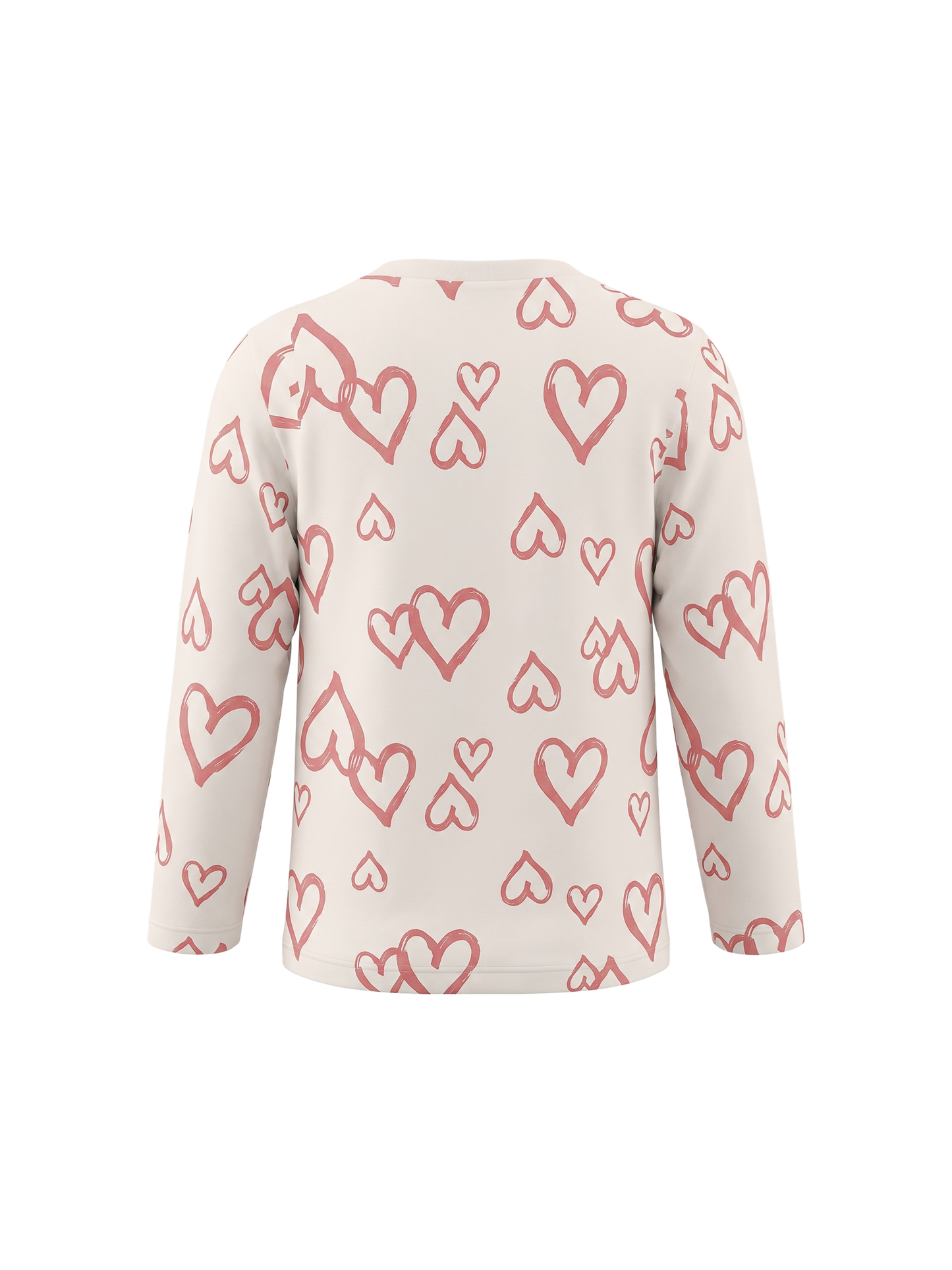 White Hearts Club | Dívčí tričko s dlouhými rukávy - klasický střih