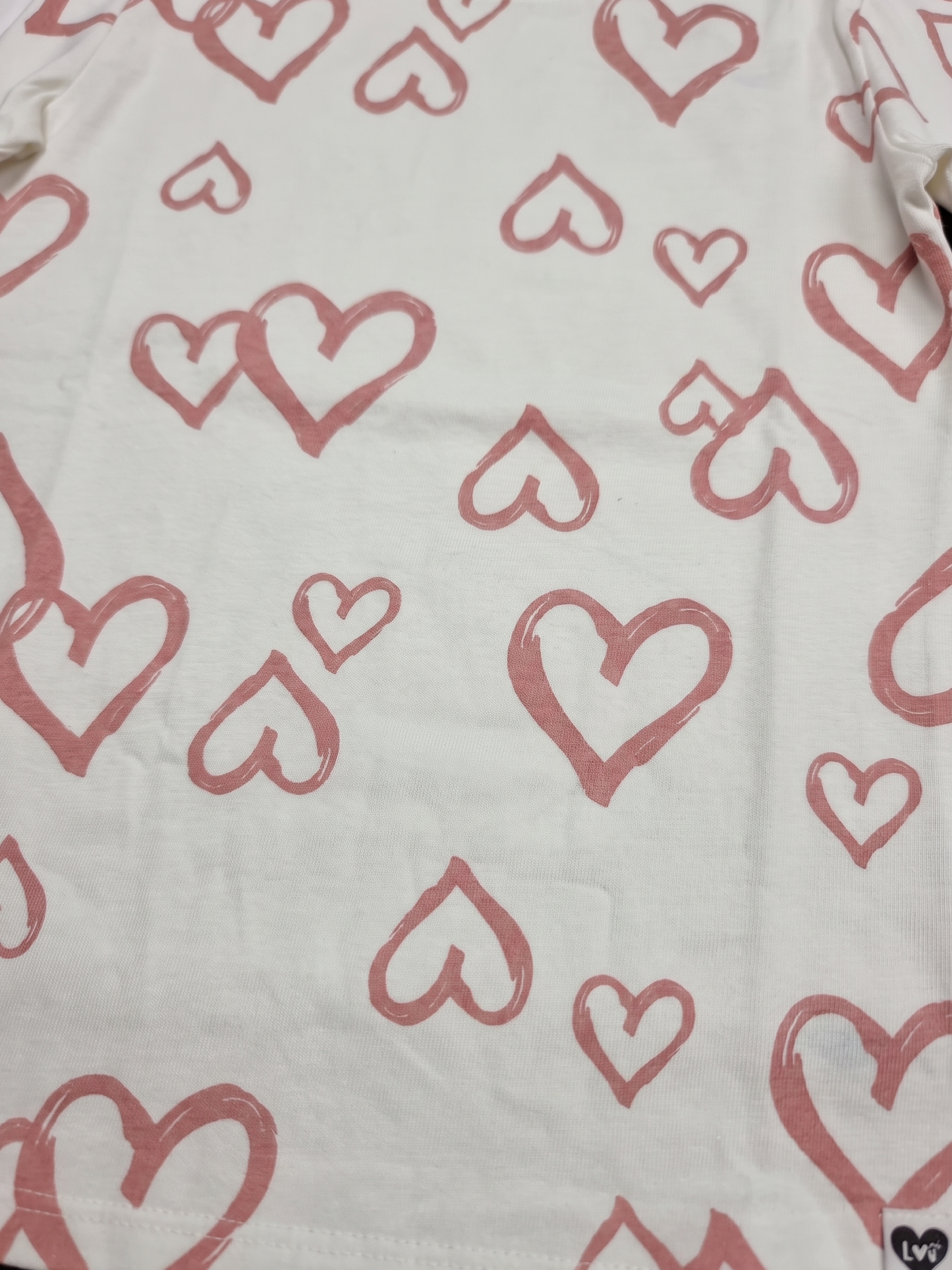 White Hearts Club | Dívčí tričko s dlouhými rukávy - klasický střih