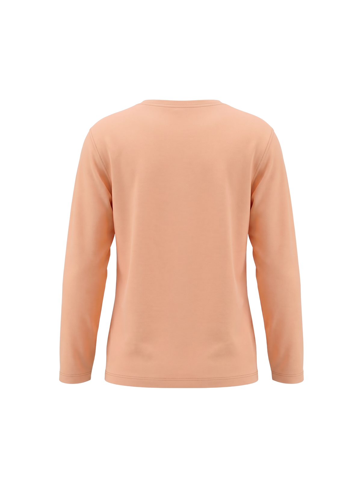 Orange Self Love | Dívčí tričko s dlouhým rukávem - volný střih