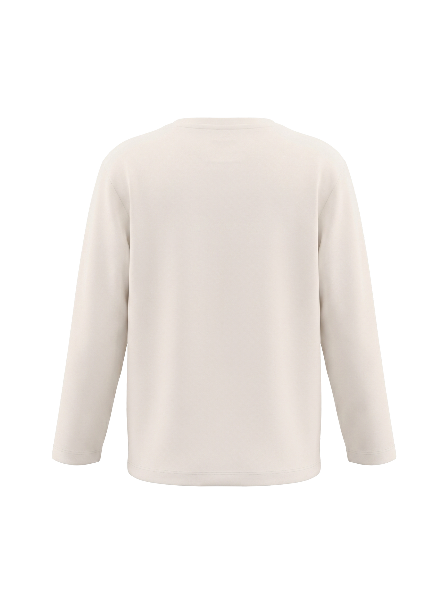 White Pocket Teddy | Dívčí tričko s dlouhými rukávy