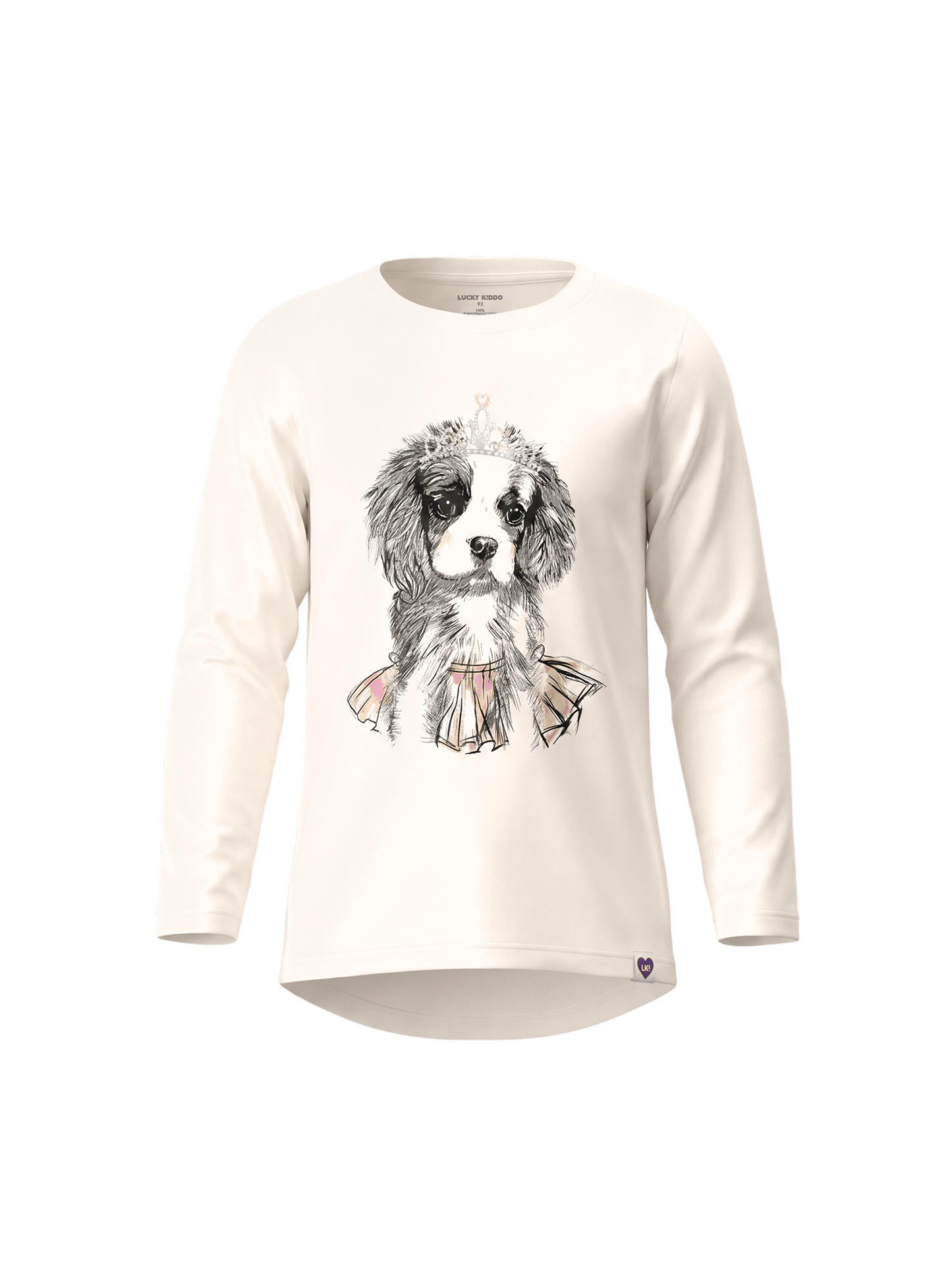 White Princess Dog | Dívčí tunika - klasický střih