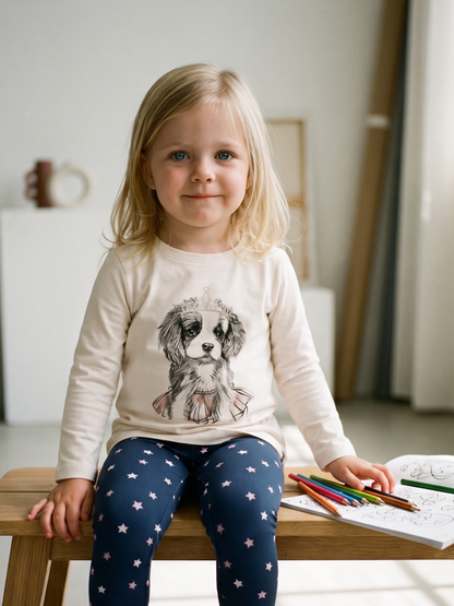 White Princess Dog | Dívčí tunika - klasický střih
