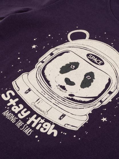 Space Panda | Chlapecké triko s dlouhými rukávy