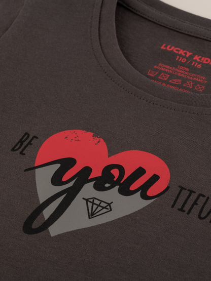 Beautiful Heart | Dívčí tunika s dlouhými rukávy