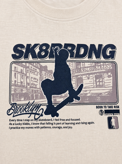 Sand Skateboard | Chlapecké tričko s krátkými rukávy - klasický střih