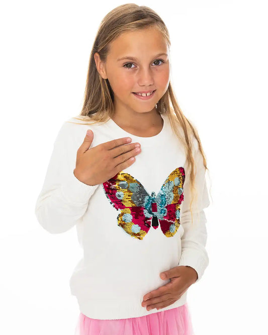 Dívčí Svetr Butterfly