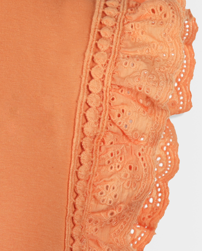 Orange Glow | Dívčí tričko s krátkými rukávy