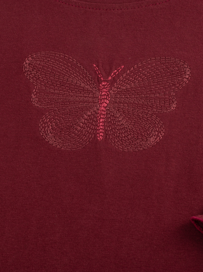 Butterfly Joy | Dívčí triko s dlouhými rukávy