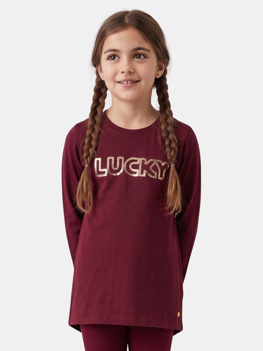 Lucky Shine | Dívčí tunika s dlouhým rukávem