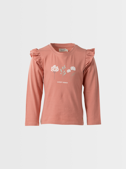 Flower Garden | Dívčí triko s dlouhými rukávy