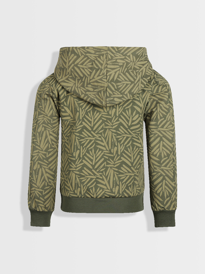 Forest Green | Chlapecký pulover s kapuco