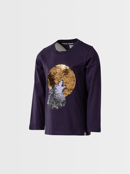 Mystic Wolf | Chlapecké triko s dlouhými rukávy