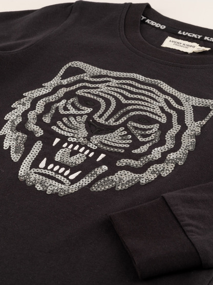 Tiger Gray | Chlapecké triko s dlouhými rukávy