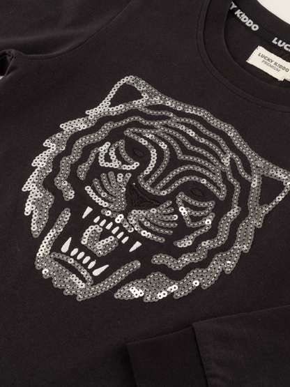 Tiger Gray | Chlapecké triko s dlouhými rukávy