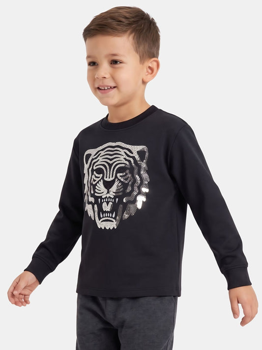 Tiger Gray | Chlapecké tričko s dlouhým rukávem