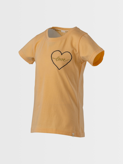 Heart Love | Dívčí triko s krátkými rukávy