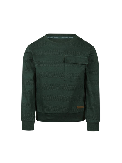 Pine Pocket | Chlapecká mikina - klasický střih