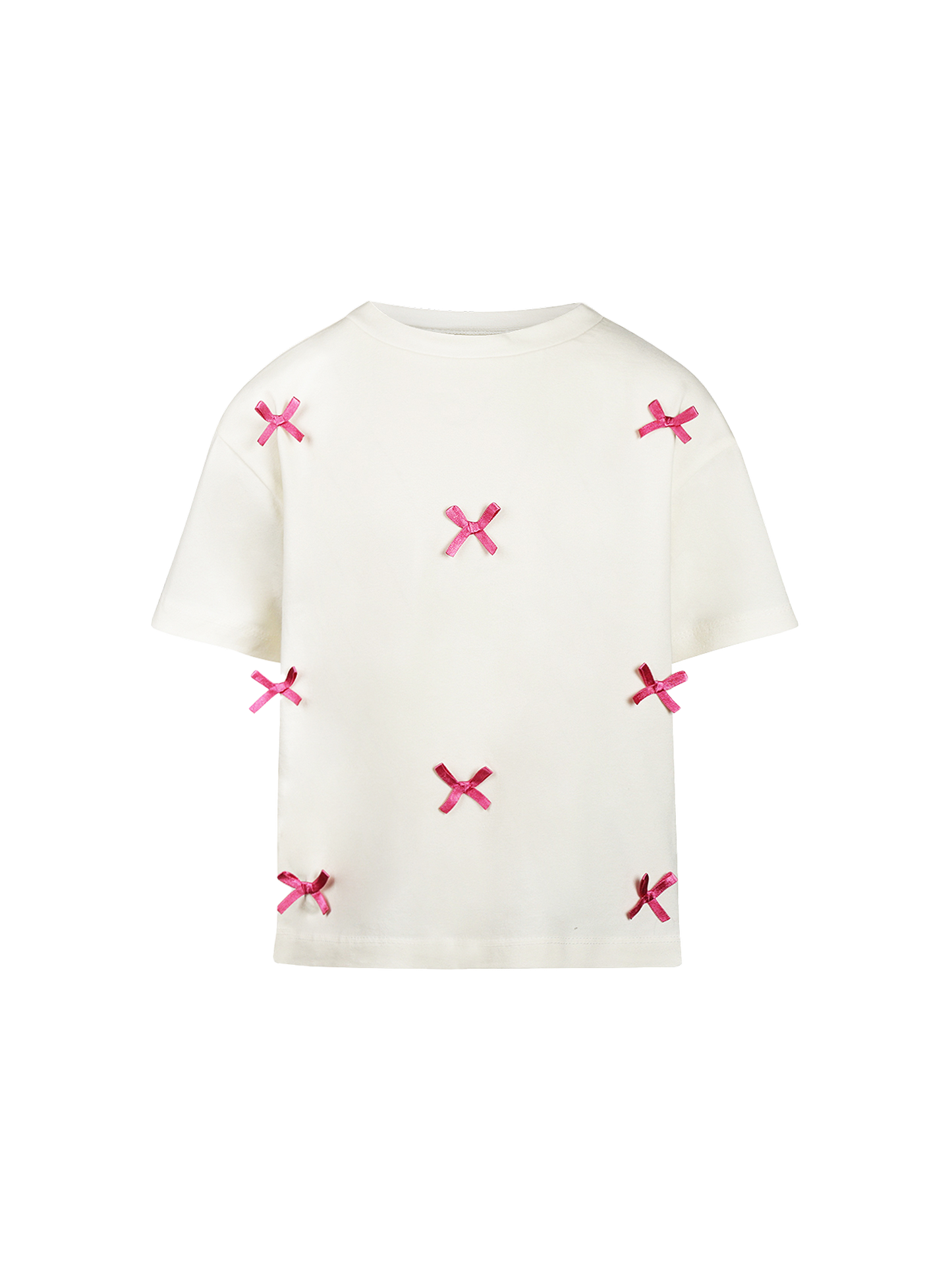 Bow Delight | Dívčí tričko s krátkými rukávy