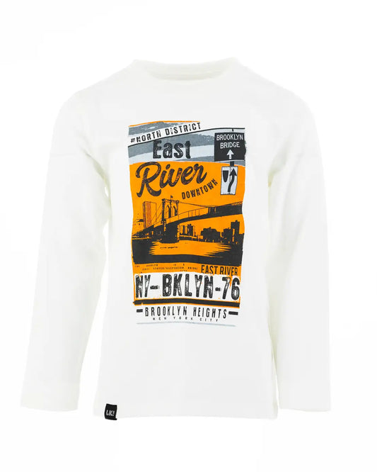 Chlapecké tričko s dlouhým rukávem East River