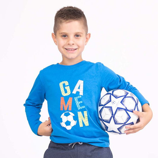 Chlapecké tričko s dlouhým rukávem Game On