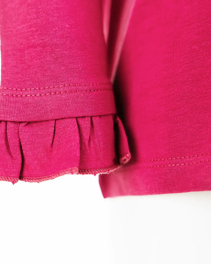 Dívčí tričko s dlouhým rukávem Enchated Unicorn Pink