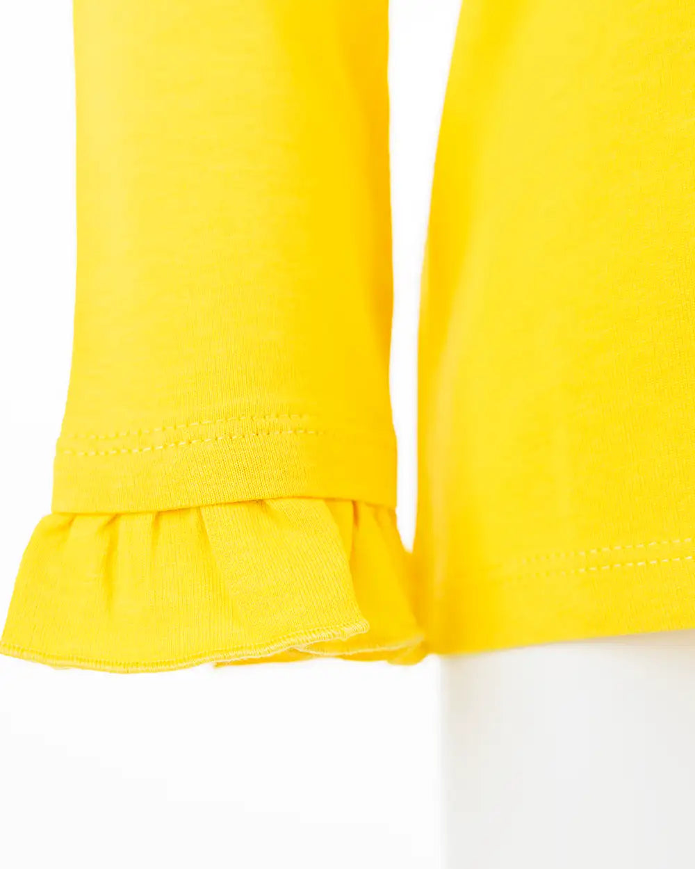 Dívčí tričko s dlouhým rukávem Enchated Unicorn Yellow