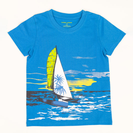 Chlapecké trička Sailboat