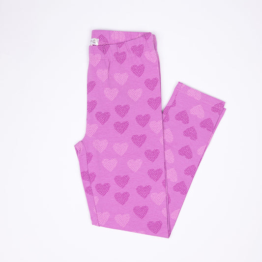 Dívčí legíny Purple Love