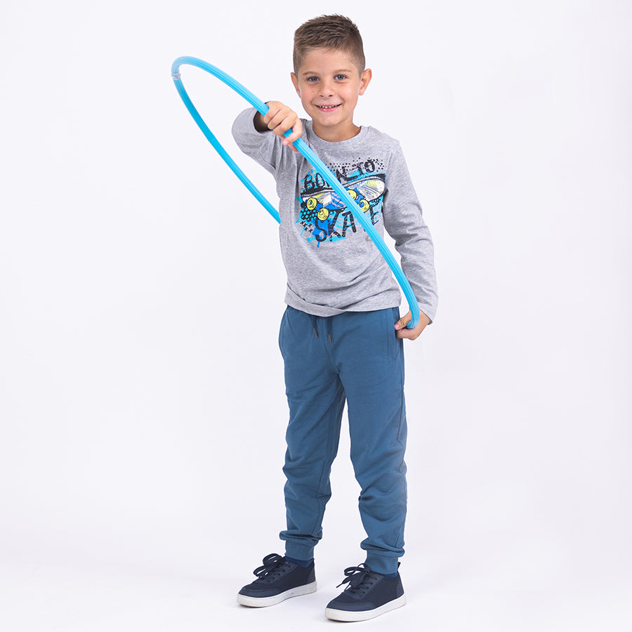 Chlapecké tričko s dlouhým rukávem Born To Skate