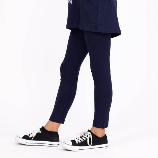 Dívčí legíny Temné Modrá